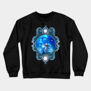 Cute playing fairy Crewneck Sweatshirt